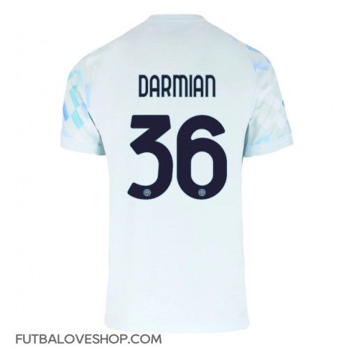 Dres Inter Milan Matteo Darmian #36 Preč 2025-26 Krátky Rukáv